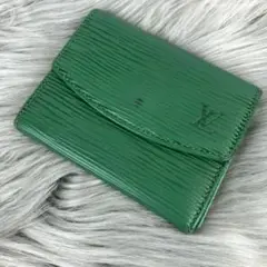 ルイヴィトン エピ LOUISVUITTON コインケース グリーン