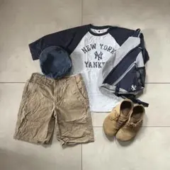 c-boy ヤンキース 短丈 cityboy ラグラン レトロ