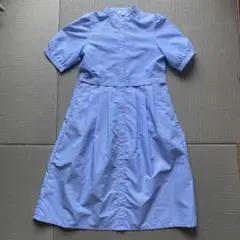 a.v.v.150センチ ストライプワンピース ブルー系　イトキン