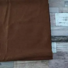 ハンドメイド 生地 ブラウン 茶色 送料込み 匿名 ウール 無地