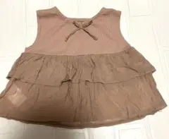 ペアマノン　フリルタンクトップ 100cm