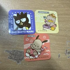 BAD BADTZ MARU ポチャッコ アヒルのペンギン シール3枚セット