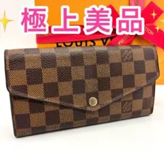 ルイヴィトン 新型 ダミエ ポルトフォイユ サラ 長財布