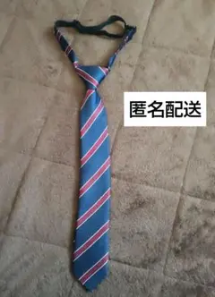 キッズ　COMME CA FILLE ネクタイ ネイビー ストライプ　フォーマル