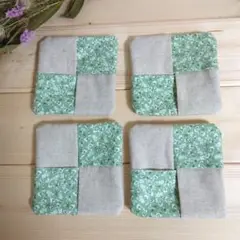 コースター4枚　ハンドメイド