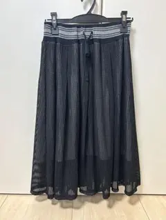 黒 メッシュ スカート Mサイズ マルキスデブラン