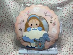 【未使用】不思議の国のアリス　トールペイント　壁掛け　うさぎ　木製　日本製