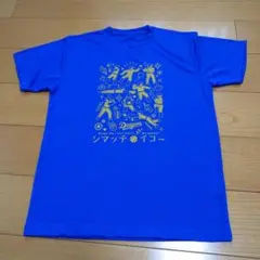 中日ドラゴンズ　ドアラ　野球応援Tシャツ 青