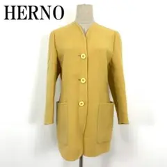 美品】Herno ヘルノ ライトチェスターコート イタリア製