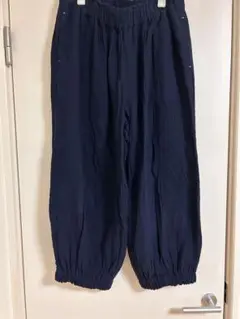 生協 スクロール購入 新品ネイビー 綿100% パンツ