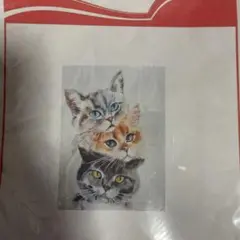 クロスステッチ　猫