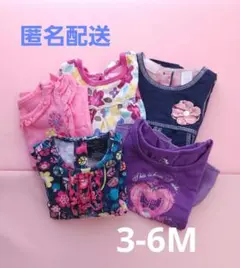 匿名配送*　ベビー　Tシャツ　ワンピース まとめ売り　3-6M 18M