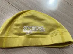 【記名あり】セントラル　水泳帽　黄色　Mサイズ