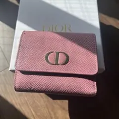 DIOR ディオール 三つ折り財布 ピンク