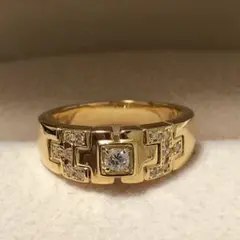 k18 ダイヤモンド リング ランバン