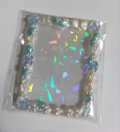 ②トレカケース ブルー＆ホワイト B8サイズ