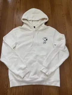 スヌーピー BIG DEAL パーカー ホワイトベージュ