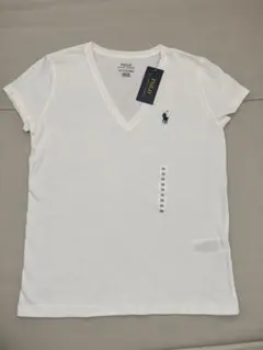 ポロ・ラルフ・ローレン VネックTシャツ ホワイト