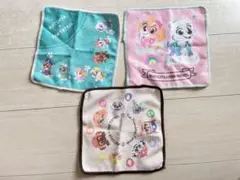 パウパトロール タオルハンカチ 3点セット 新品