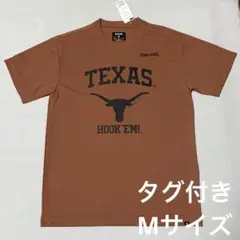 SPALDING スポルディング　ロングホーンズマークTシャツ　オレンジ　M