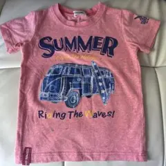 Tシャツ 100サイズ ピンク 車好きに