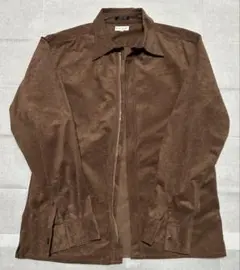 Paul Smith ブラウン ジップアップシャツ L