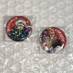 ONEPIECE ワンピーオールスター缶バッジ ロー コラソン