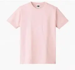 Tシャツ　サイズS　ライトピンク　DM030　5.0オンス