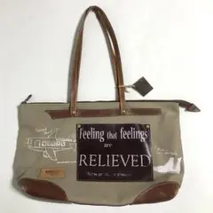 CAELLOW 〈カエロウ〉キャンバス✖️レザー　ショルダーバッグ