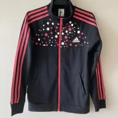 adidas ドット柄 ジャージジャケット 160㎝　美品