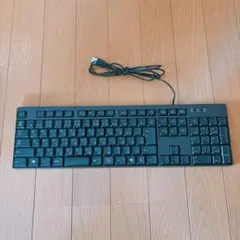 ELECOM TK-FCM085 有線キーボード ブラック