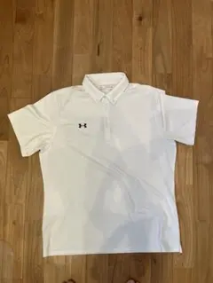 Under Armour ホワイト ポロシャツ　XXLサイズ