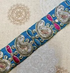 インド刺繍リボン　No.325 （即購入はしないでください）