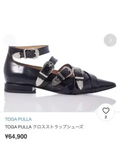 TOGA PULLA クロスストラップシューズ 靴 パンプス