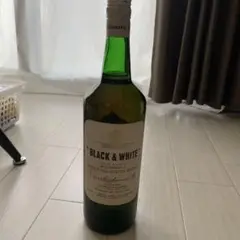 未開栓　Black&White スコッチウィスキー 古酒 black&white ブラックアンドホワイト スコッチウイスキー 古酒