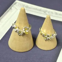 リング セット フラワー モチーフ