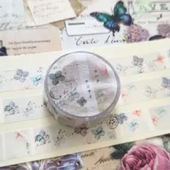 ＊ヨハク アジサイ＆薔薇両面デザペセット＊マステ&デザペ