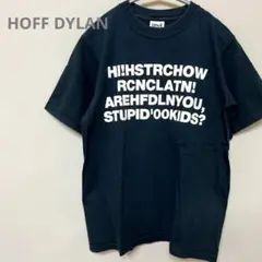 ホフディラン Tシャツ　グッズ　anvil JL 黒　テキストプリント