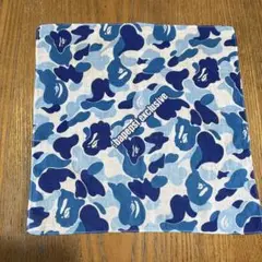 エイプ　pepsi exclusive 青色迷彩ハンカチ