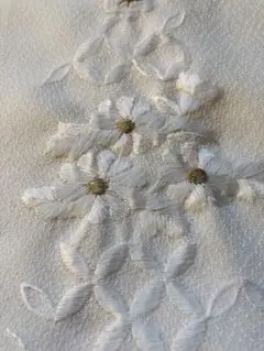 刺繍半襟⭐️白地
