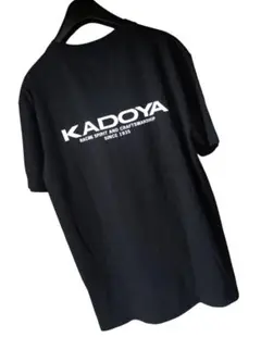 KADOYA カドヤ バックプリント ブラック ロゴT