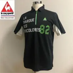 ルコックゴルフ ハーフジップ スポーツ ウェア ブラック Mサイズ