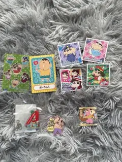 クレヨンしんちゃん ステッカー キーホルダーセット！