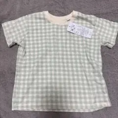 cottoli チェック腹巻きつきパジャマ