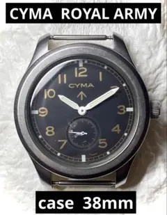 腕時計 CYMA P14540  ARMY 復刻 【電池新品交換済】 腕時計 CYMA P14540 ROYAL ARMY 復刻 【電池新品交換済】 - メルカリ