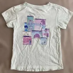 ユニクロ　YOASOBI コラボ　プリントTシャツ ライトグリーン　100センチ