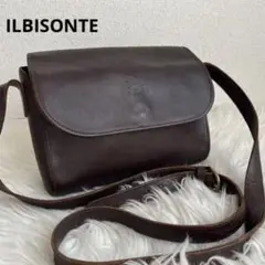 ✨極美品✨ ILBISONTE ショルダーバッグ ワンショルダー ブラウン