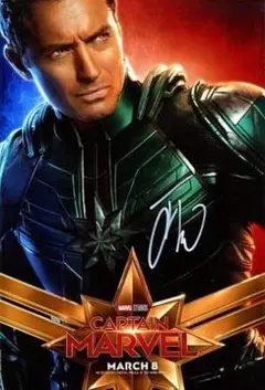 直筆サイン入り写真 ジュード・ロウ キャプテン・マーベル SA鑑定済 2025年最新】ジュードロウ サインの人気アイテム - メルカリ