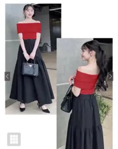 GRL⭐︎新品未使用 オフショルダーニットトップス［ac2294］