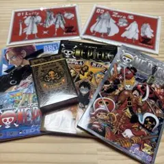 ONE PIECE 漫画3巻映画特典トランプフィルムゼットミニファイル6枚セット